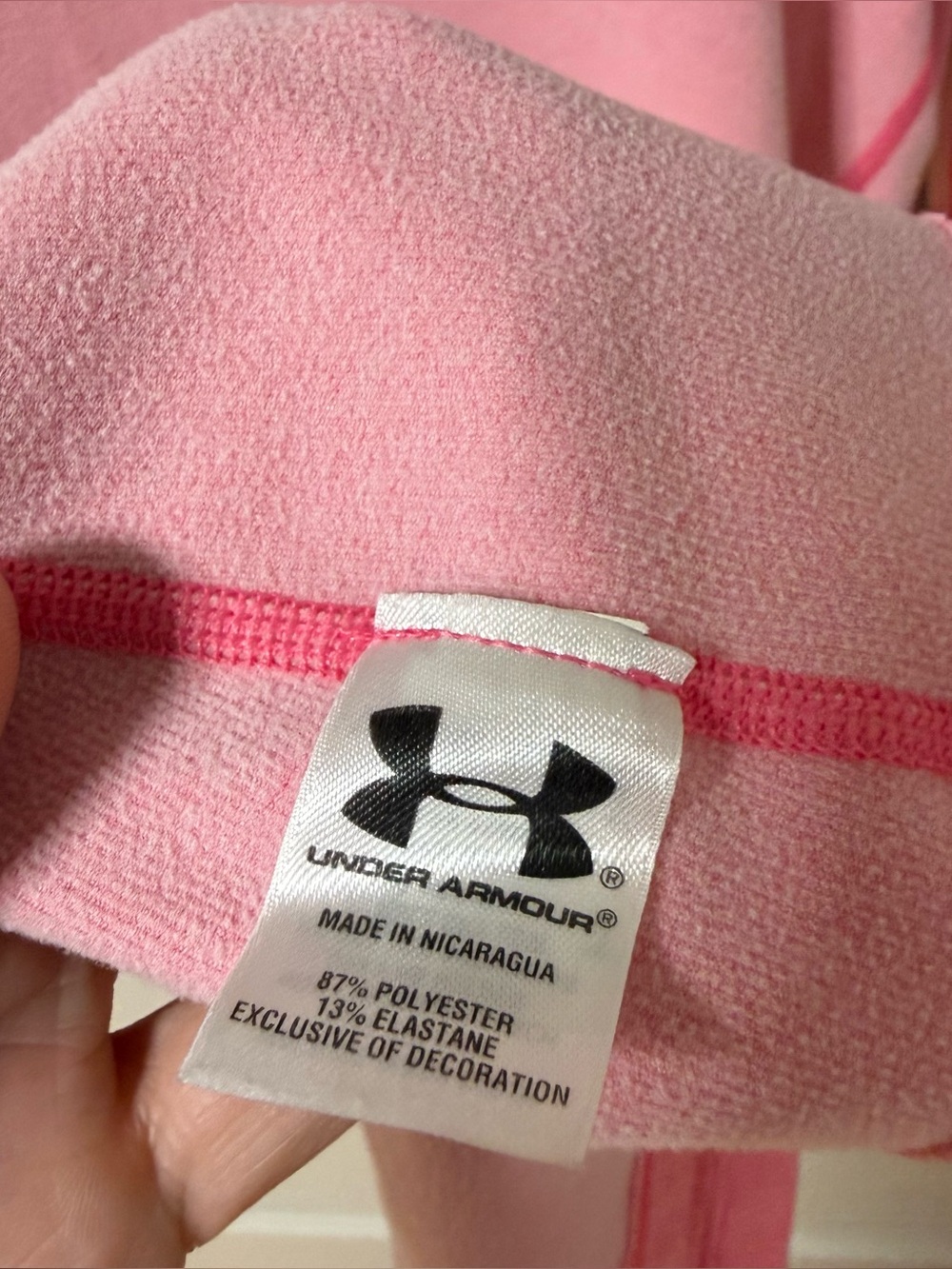 Under Armour Cold Gear Womens Pink Longsleeve Compression Mock Neck Shirt Medium - Picture 6 of 8